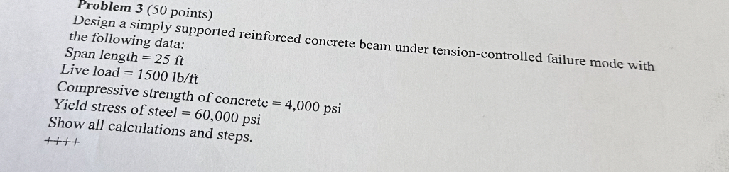 Problem 3 ( 5 0 points ) Design a simply