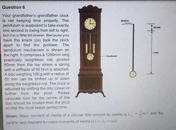 Your grandfather's grandfather clock is not