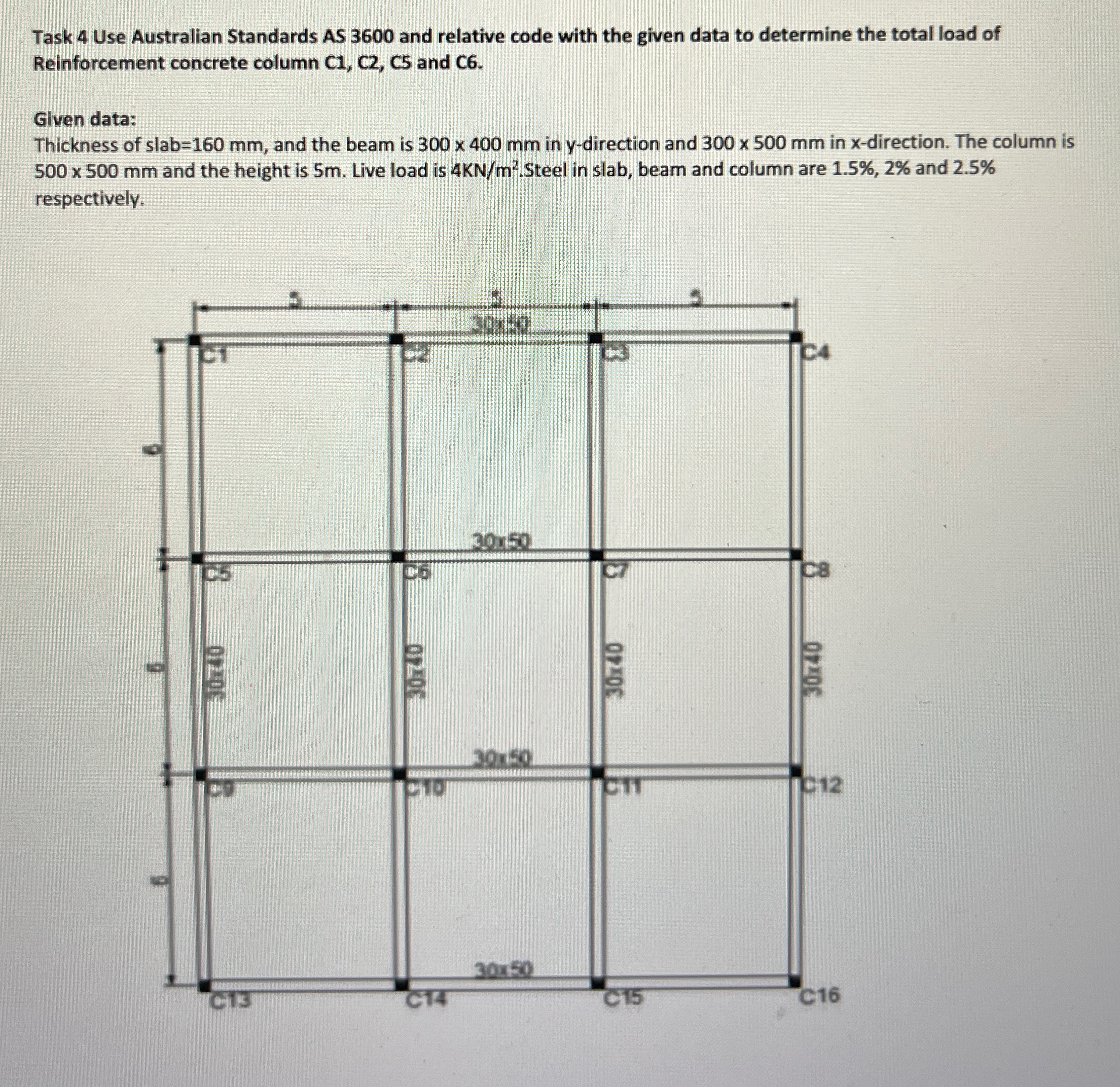 Task 4 Use Australian Standards AS 3 6 0 0 and