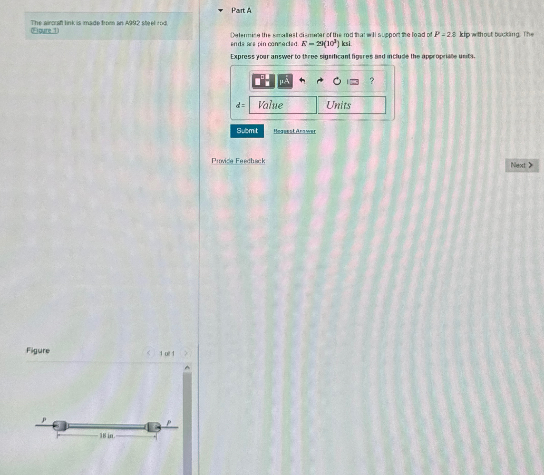 The aircrat link is made from an A 9 9 2 steel