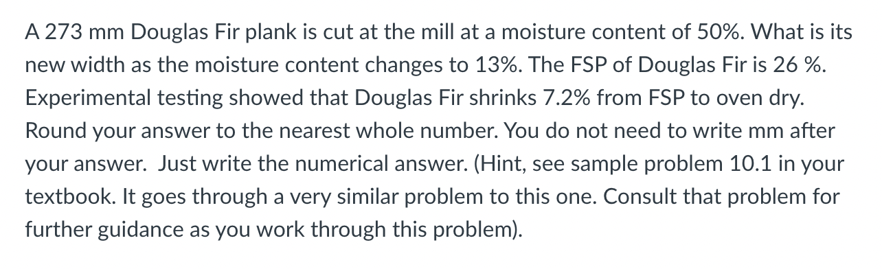 A 2 7 3 mm Douglas Fir plank is cut at the mill