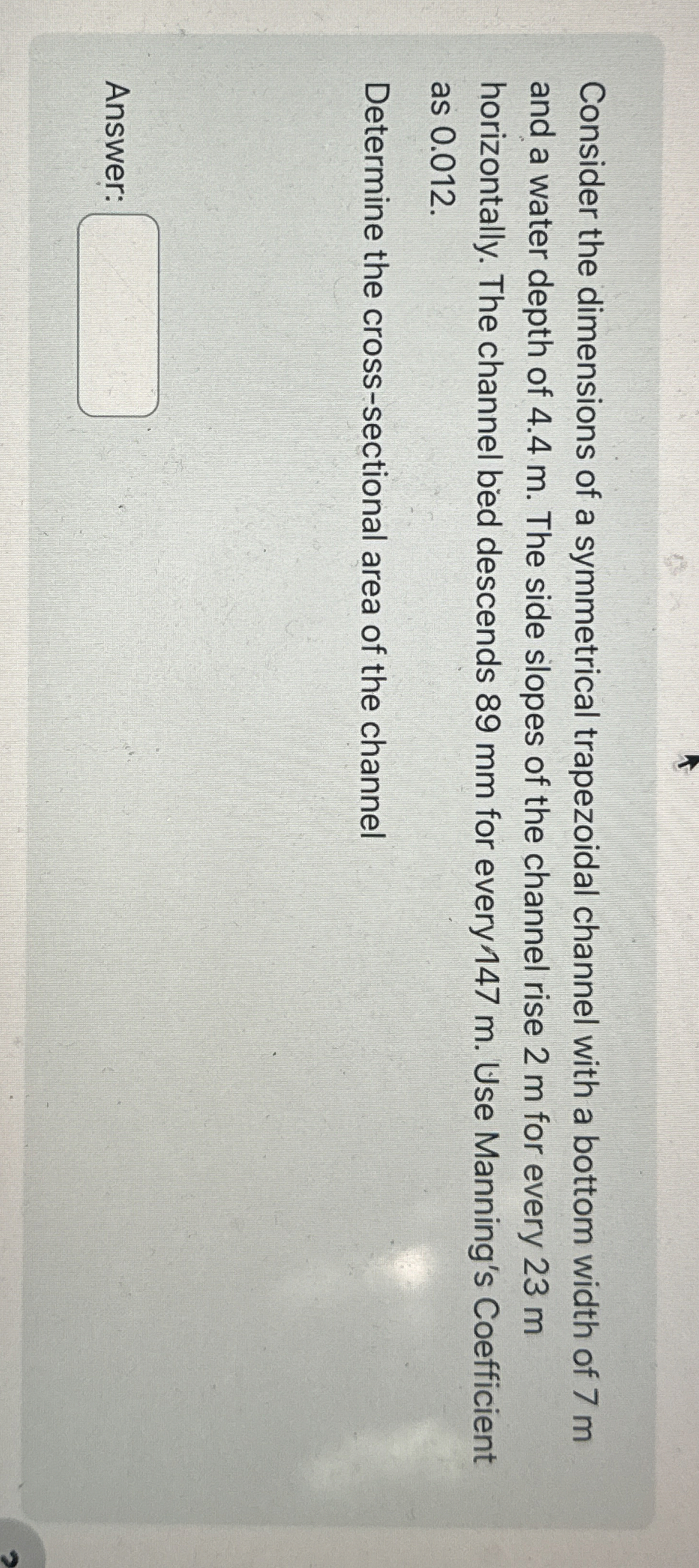 Consider the dimensions of a symmetrical