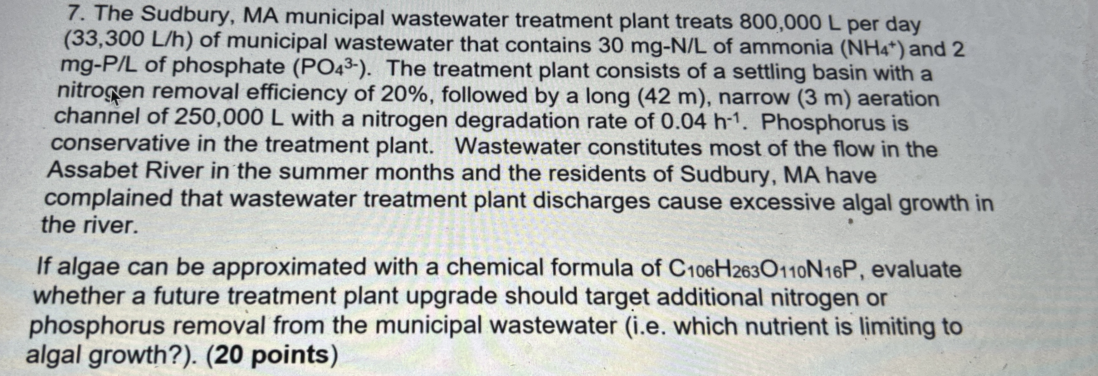The Sudbury, MA municipal wastewater treatment
