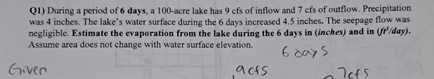 During a period of 6 days