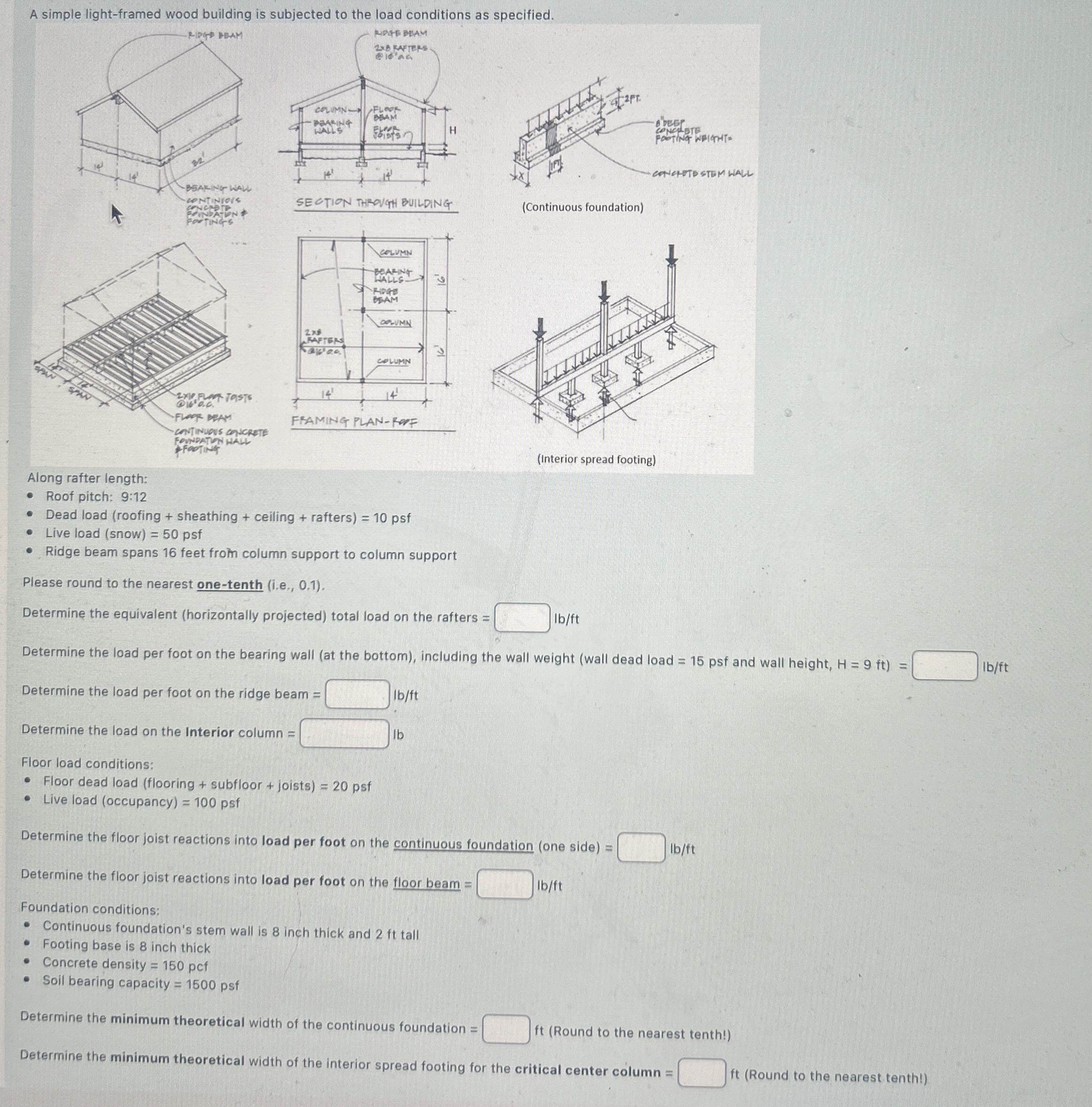 A simple light - framed wood building is