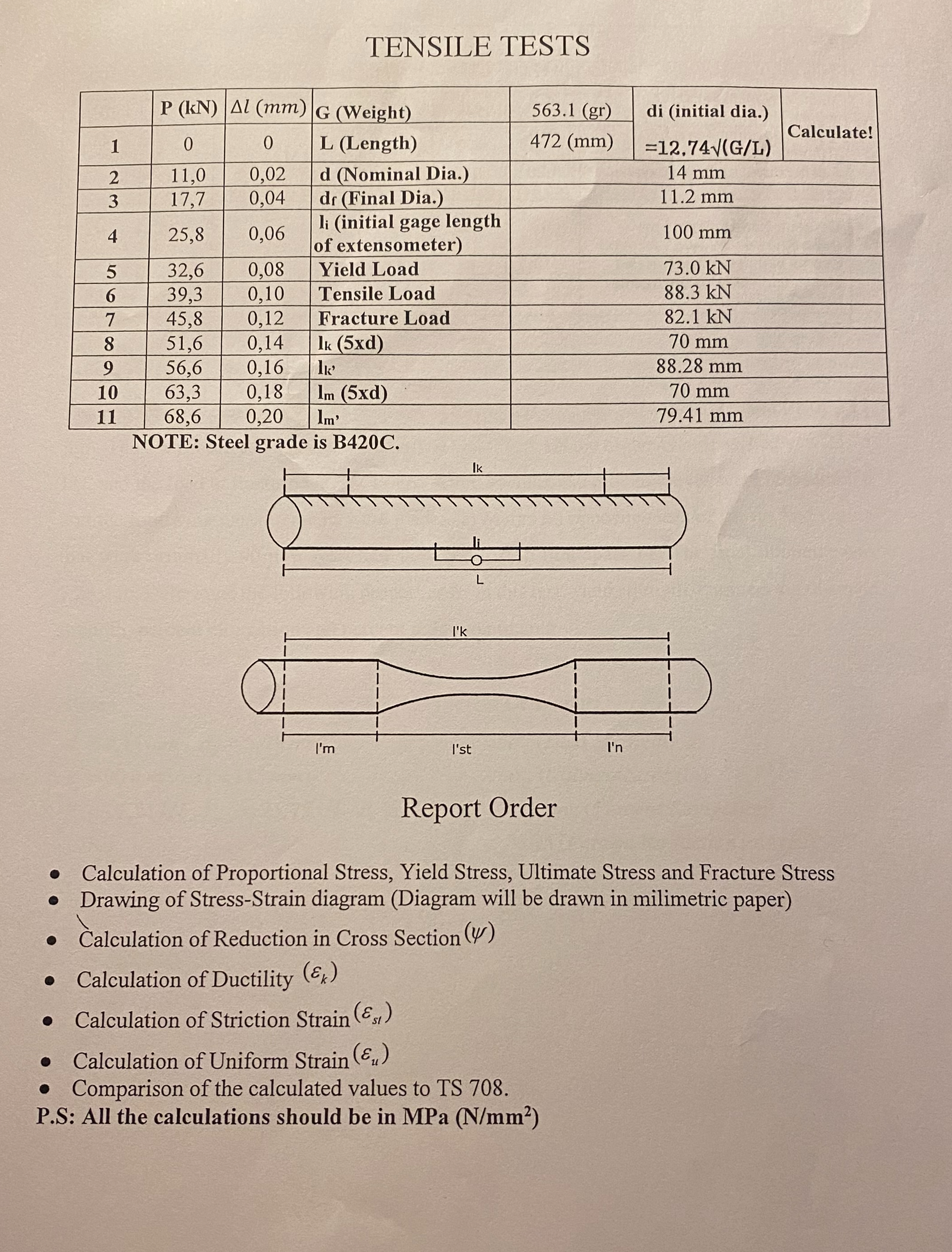 Can you clearly answer the calculations under the