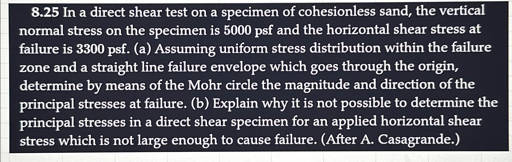 Please draw the mohr curcle either by hand or