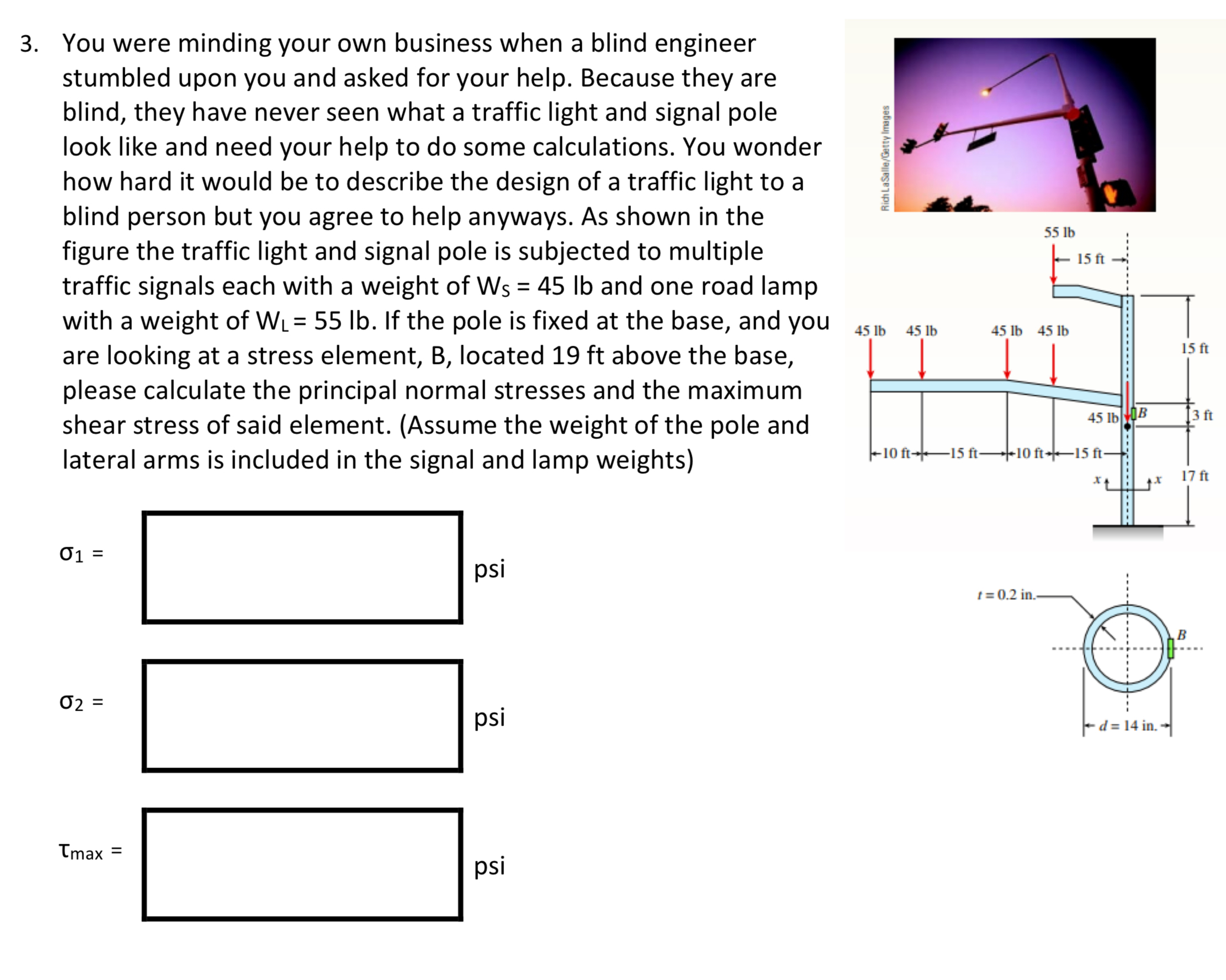 You were minding your own business when a blind