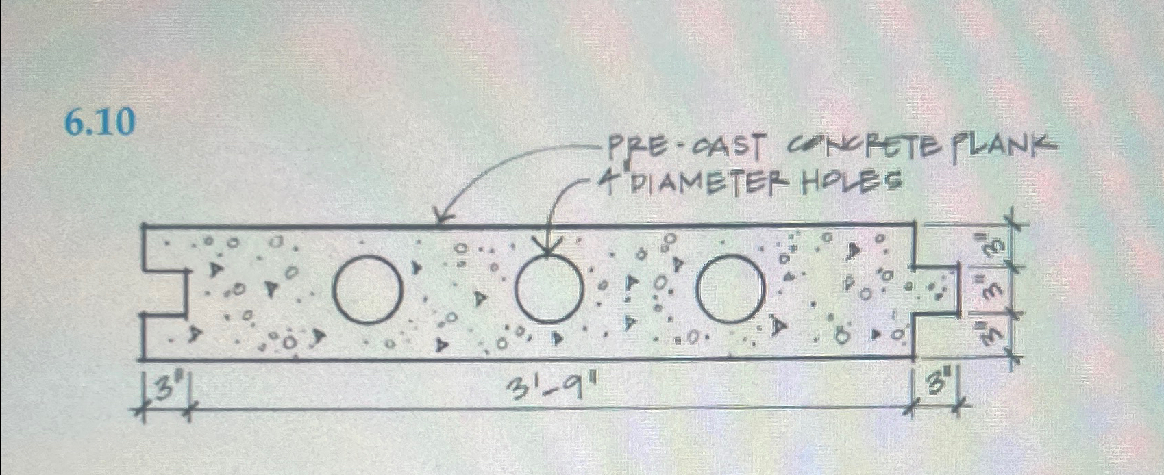 6 . 1 0 Determine Ix and Iy for the cross -