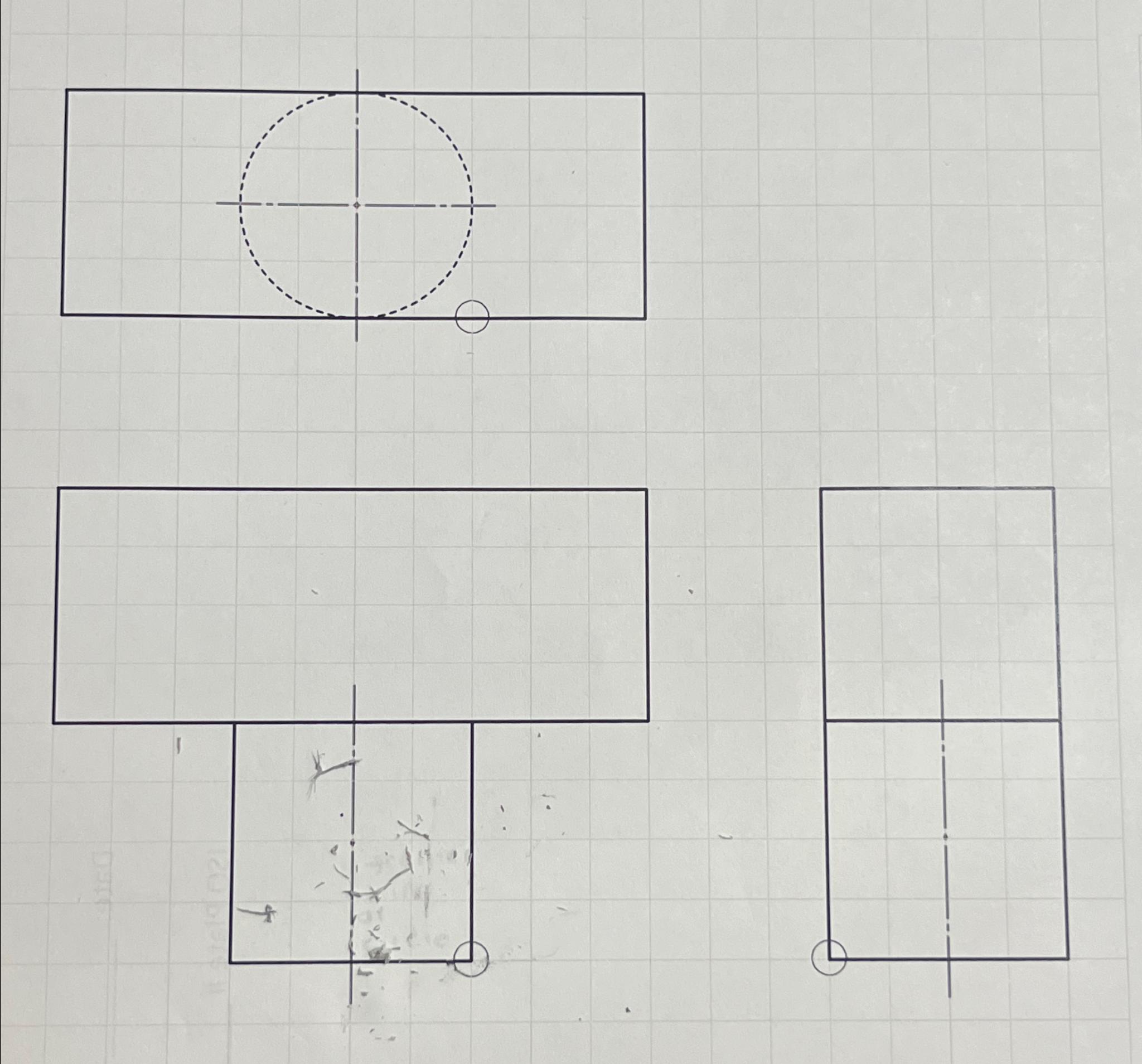 Draw 3 D view of shape!