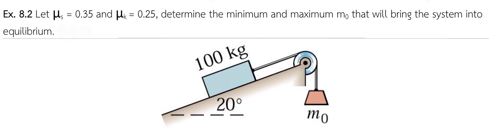 Ex . 8 . 2 Let s = 0 . 3 5 and k = 0 . 2 5 ,