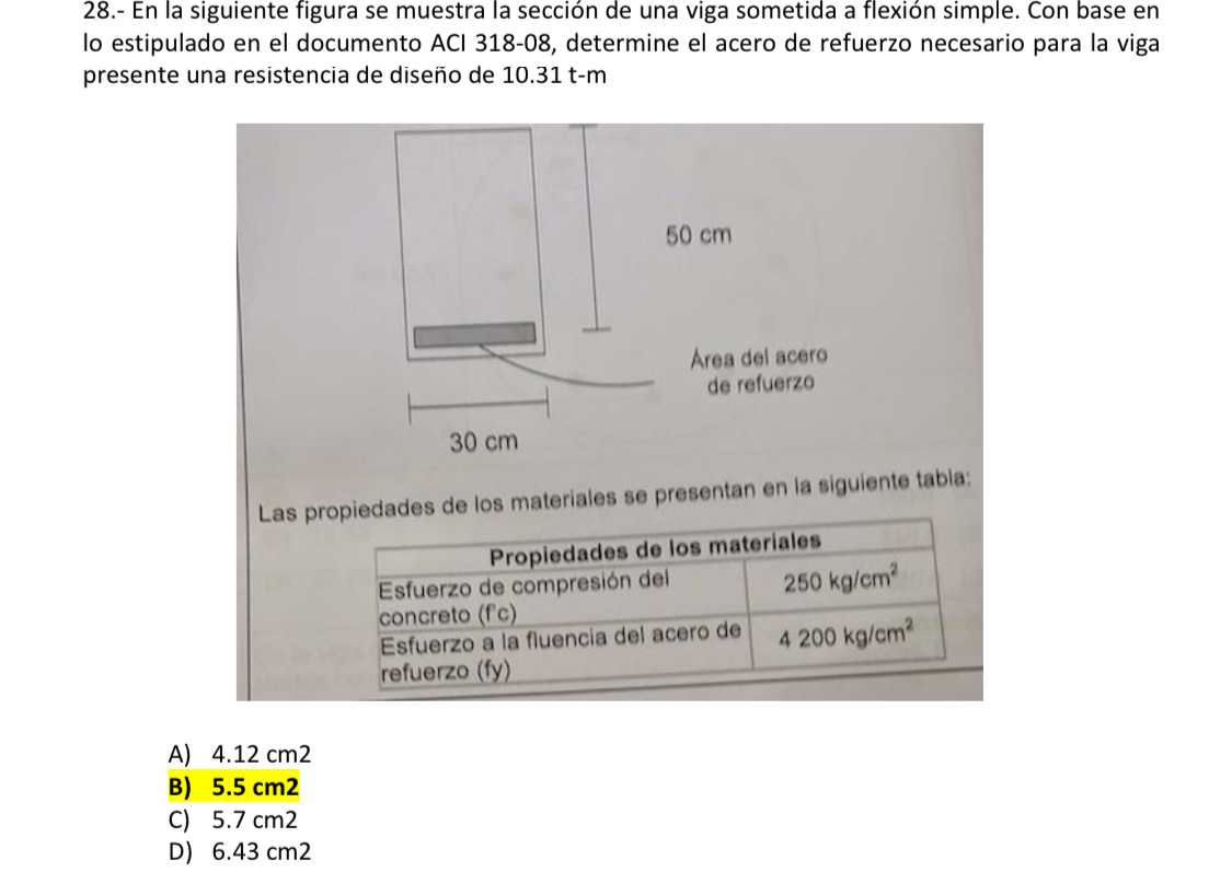 2 8 . - En la siguiente figura se muestra la