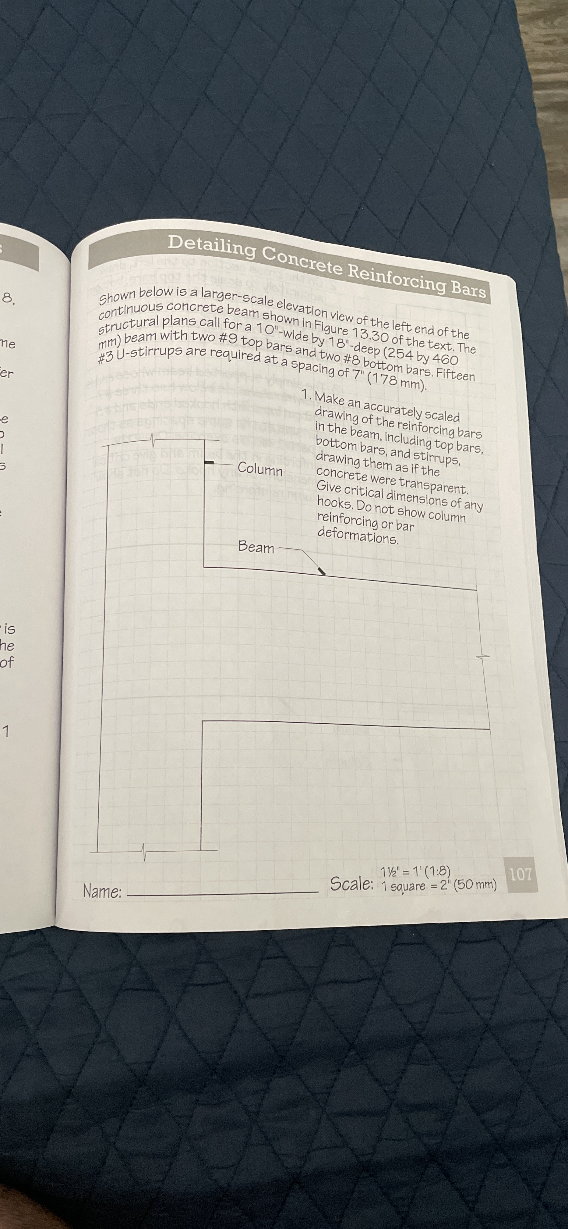 Detailing Concrete Reinforcing Bars Shown below