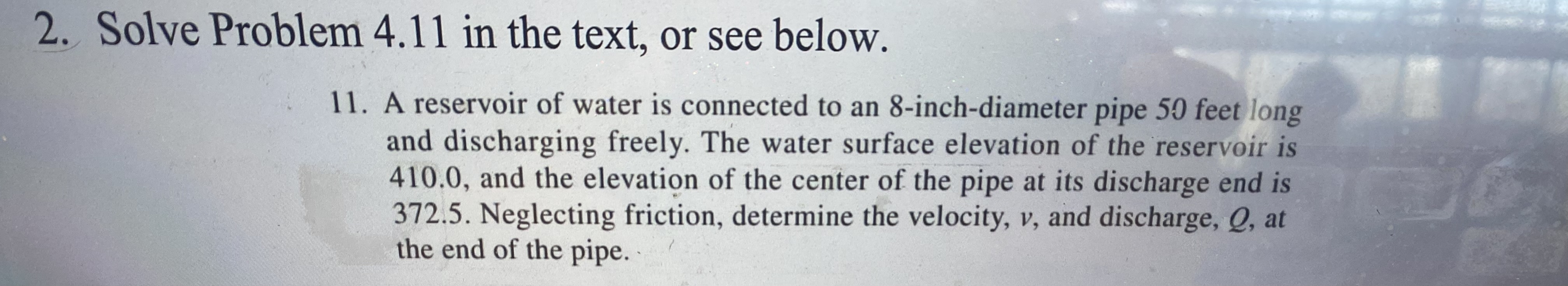 Solve Problem 4 . 1 1 in the text, or see below.