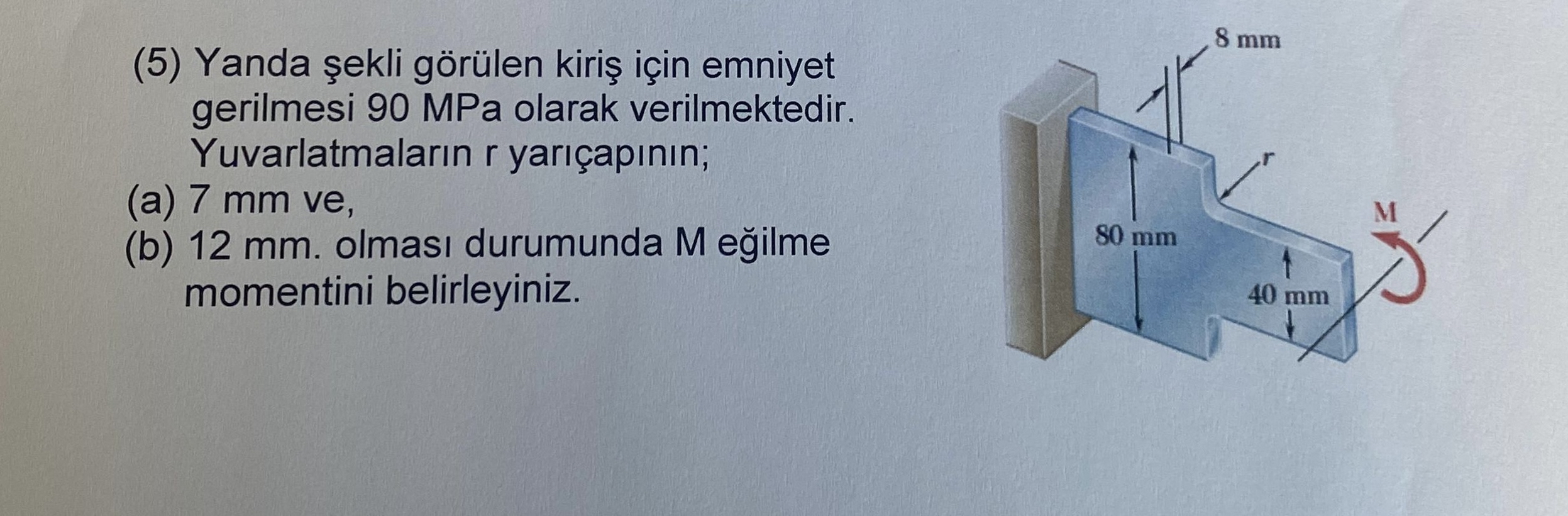 ( 5 ) Yanda ekli g r len kiri i in emniyet