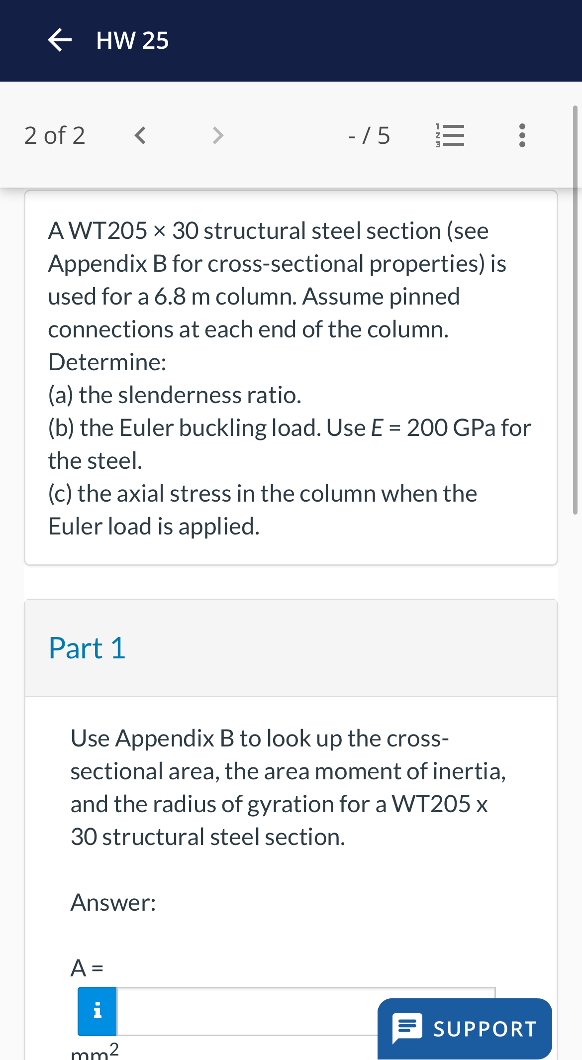 HW 2 5 2 of 2 - 5 A WT 2 0 5 \ times 3 0