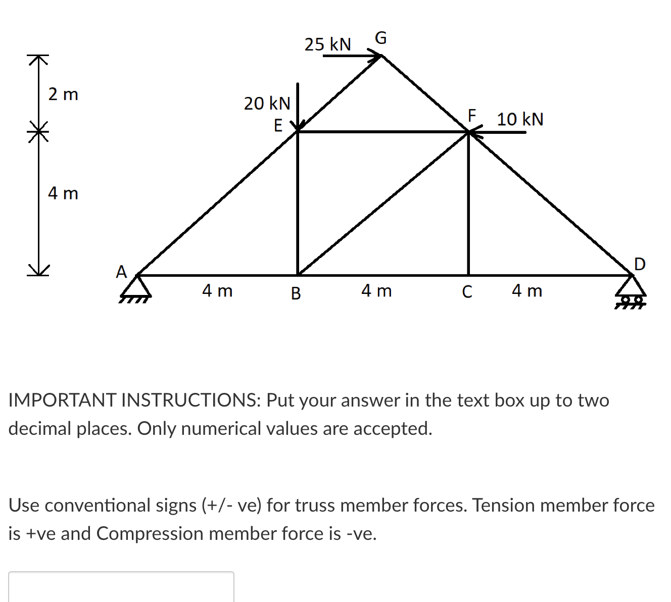 IMPORTANT INSTRUCTIONS: Put your answer in the
