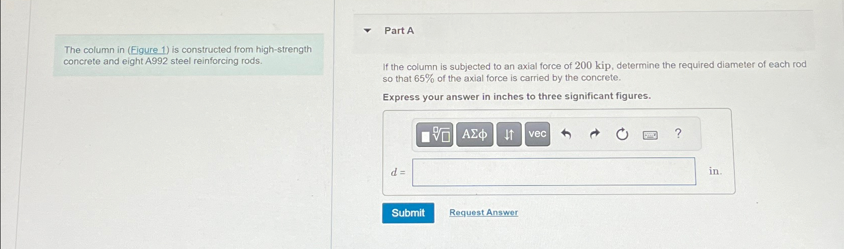 The column in ( Figure 1 ) is constructed from