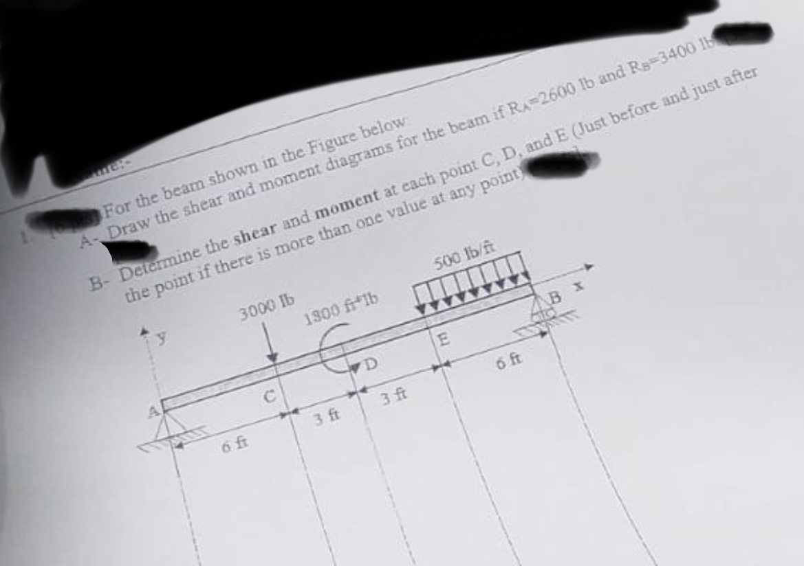 For the bear shown in the Figure below Draw the
