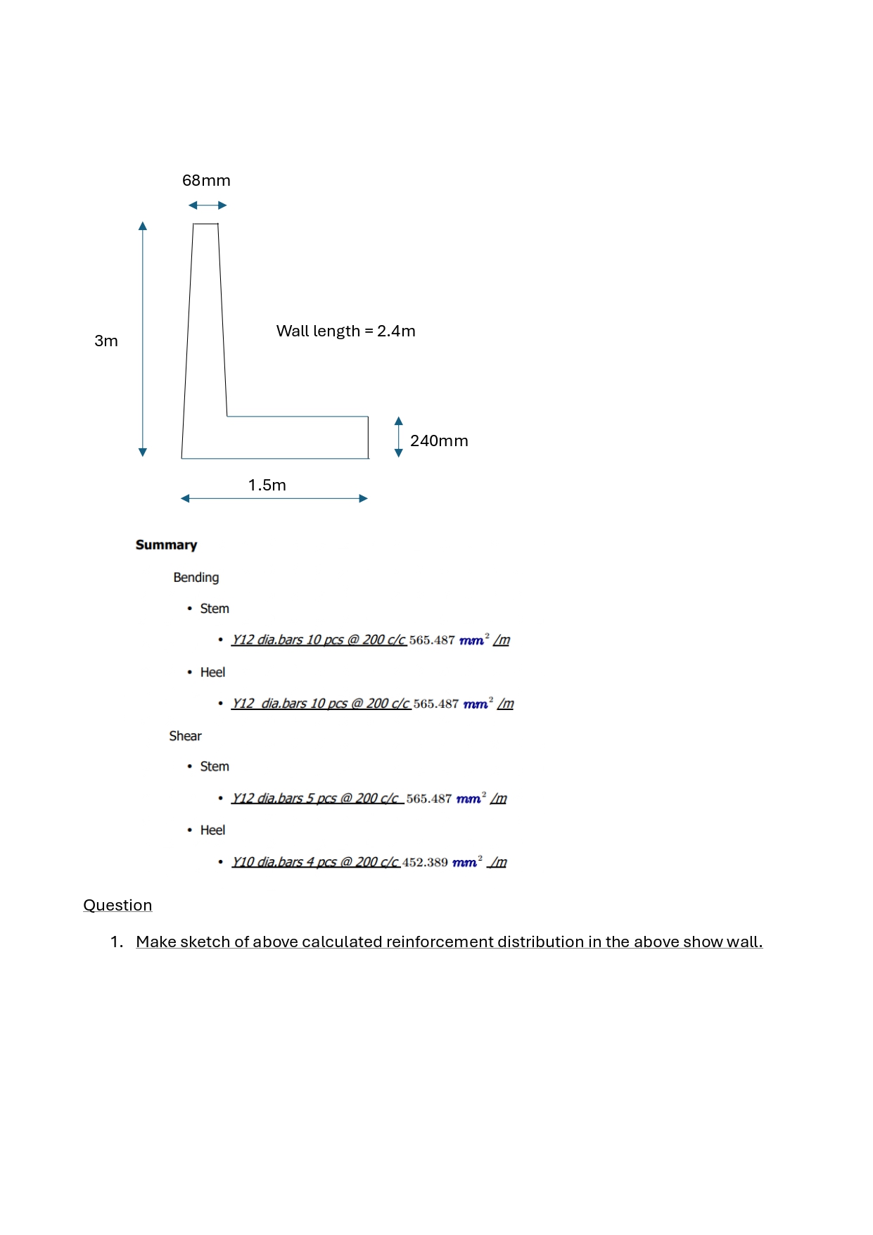 Summary Bending Stem Y 1 2 dia.bars 1 0 pCs @ 2 0