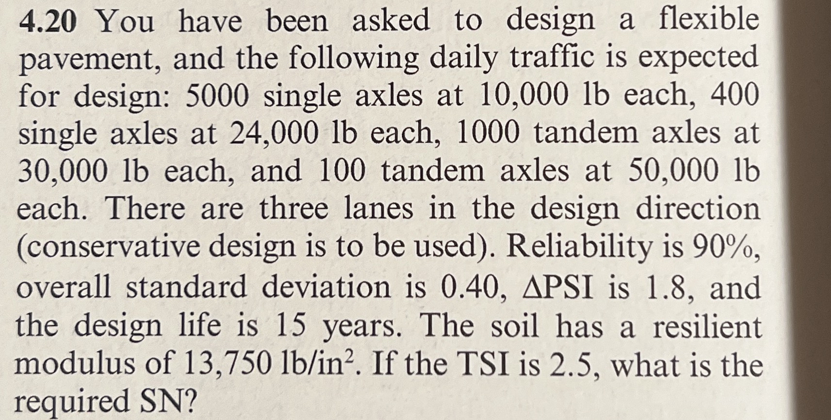 4 . 2 0 You have been asked to design a flexible