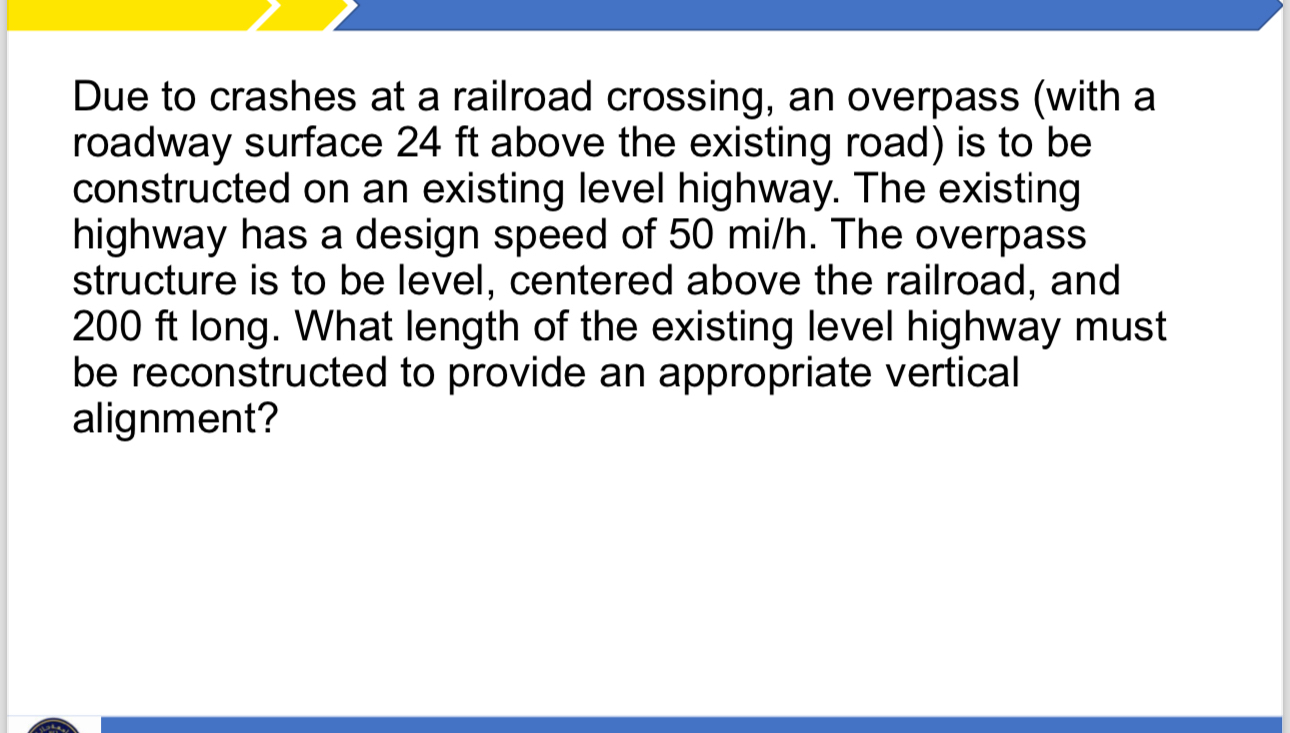 Due to crashes at a railroad crossing, an