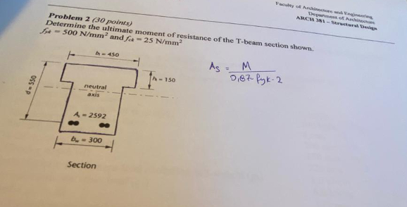 please help Determine the ultimate moment of