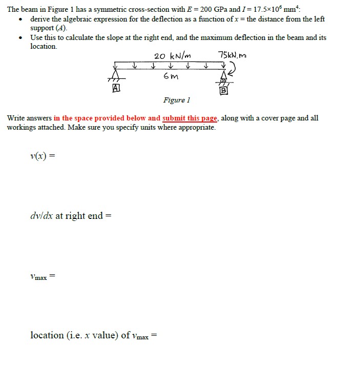 The beam in Figure 1 has a symmetric cross -