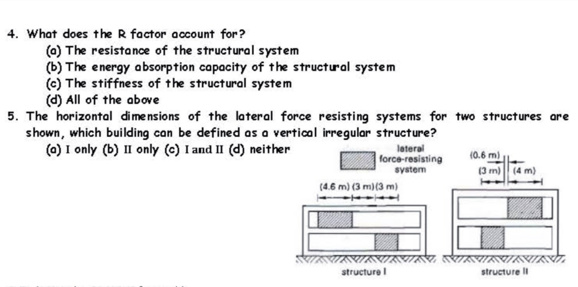 What does the R factor account for? ( a ) The