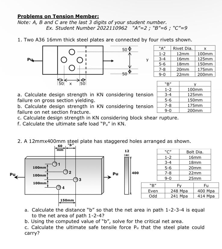 Use A = 4 , B = 7 and C = 2