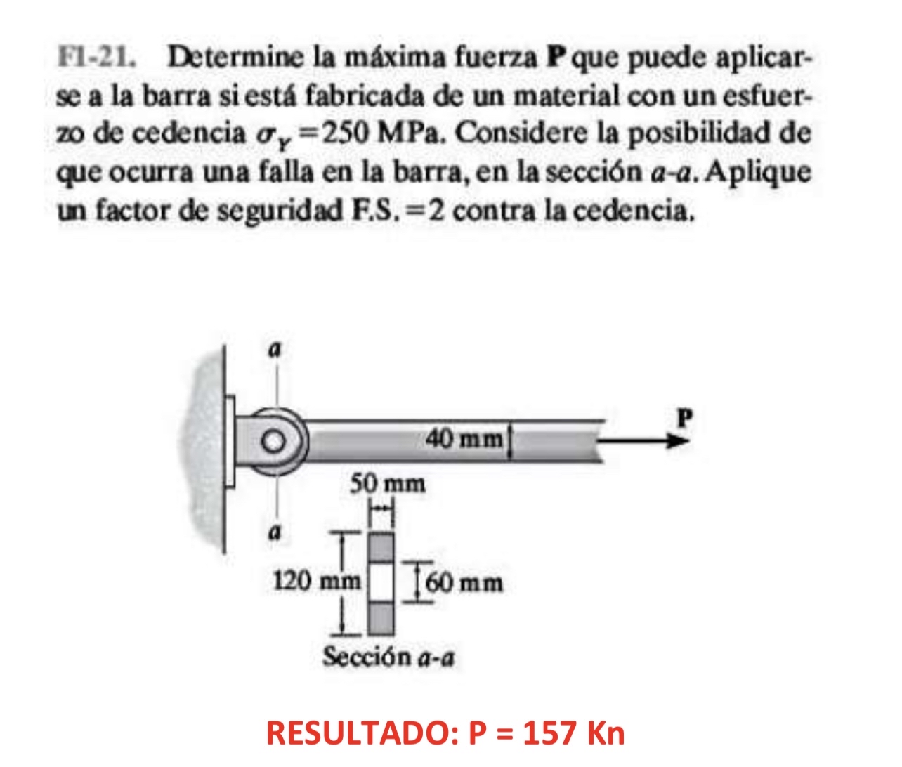 F 1 - 2 1 . Determine la m xima fuerza P que
