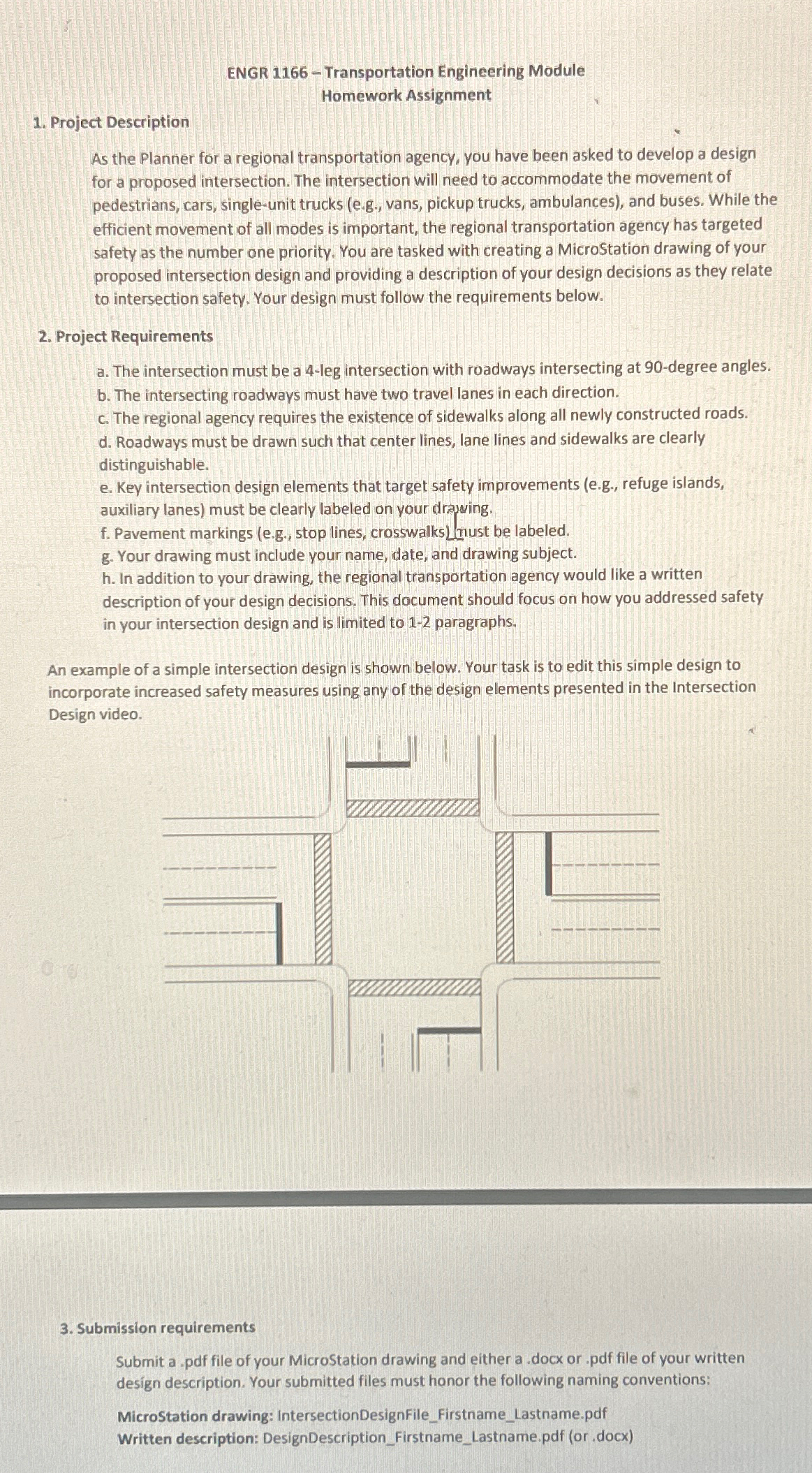 ENGR 1 1 6 6 - Transportation Engineering Module