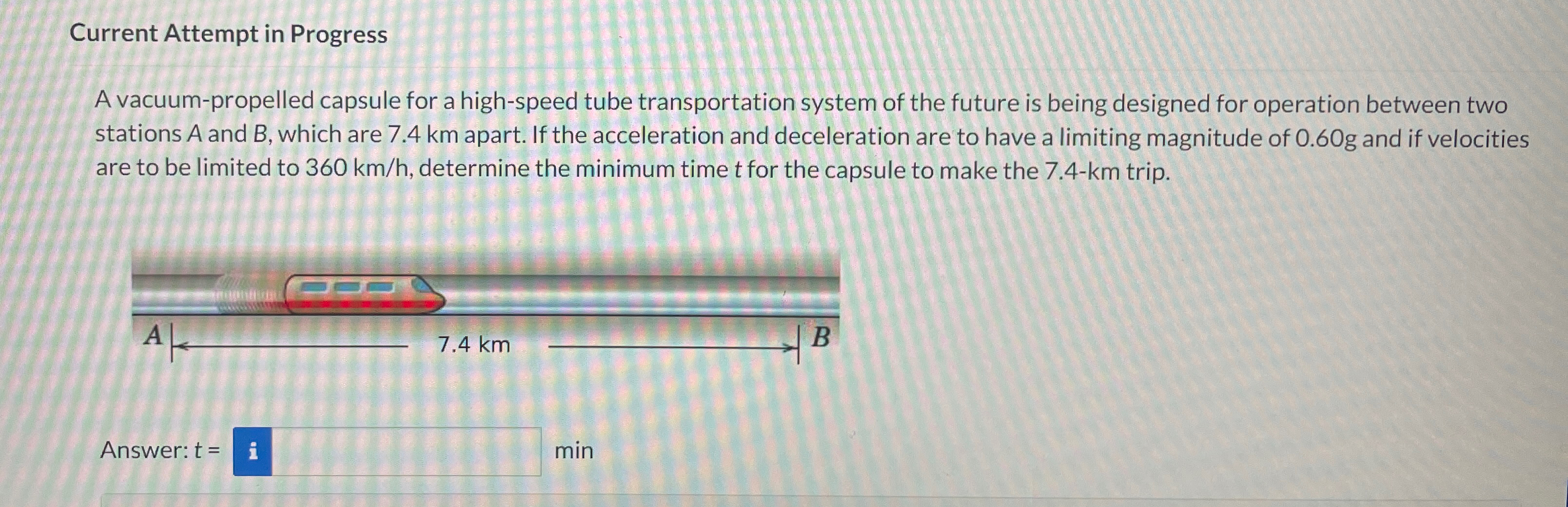 Current Attempt in Progress A vacuum - propelled
