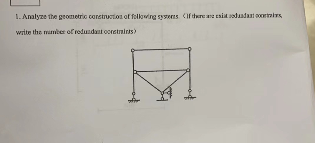 Analyze the geometric construction of following