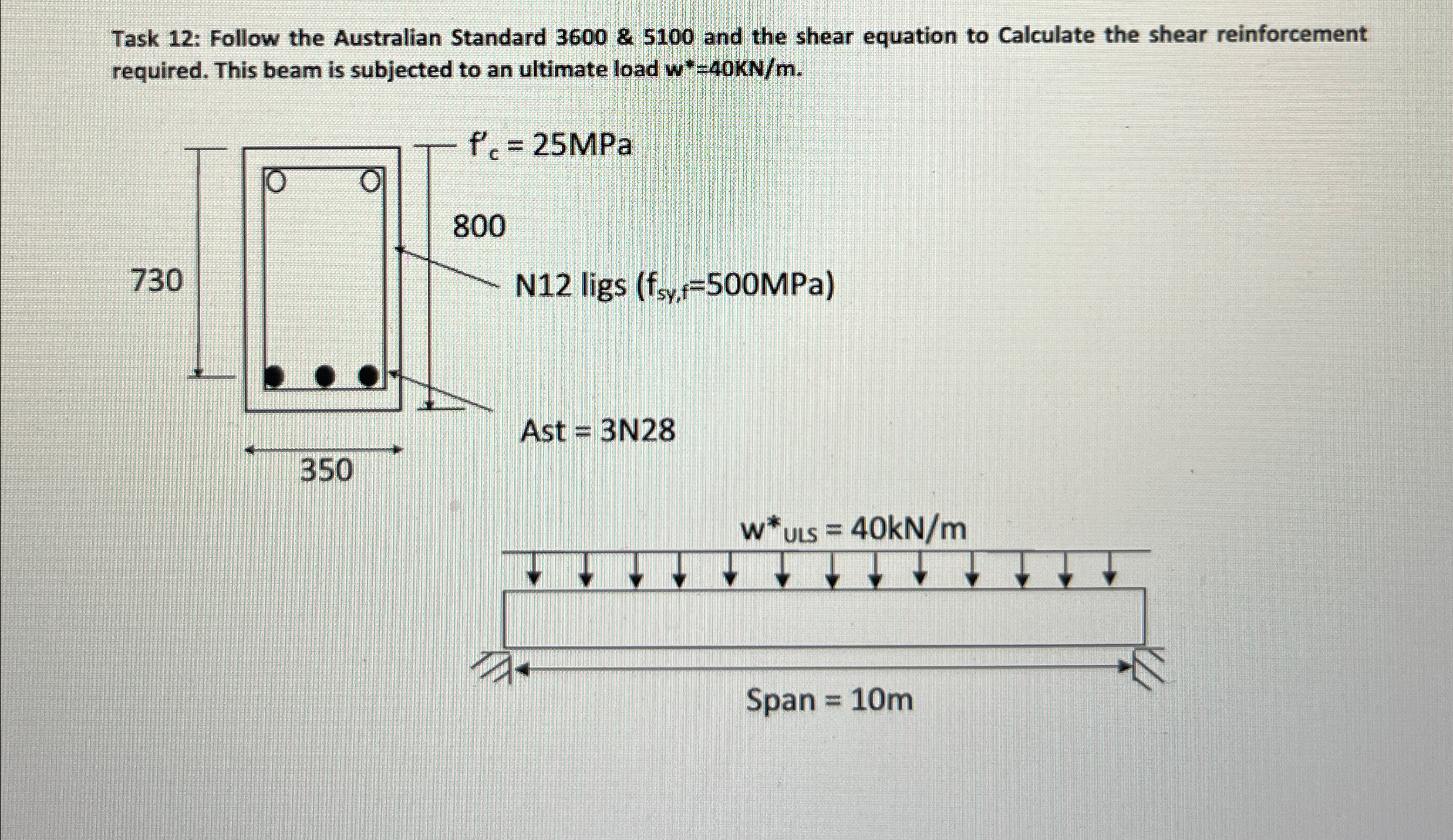 Task 1 2 : Follow the Australian Standard 3 6 0 0
