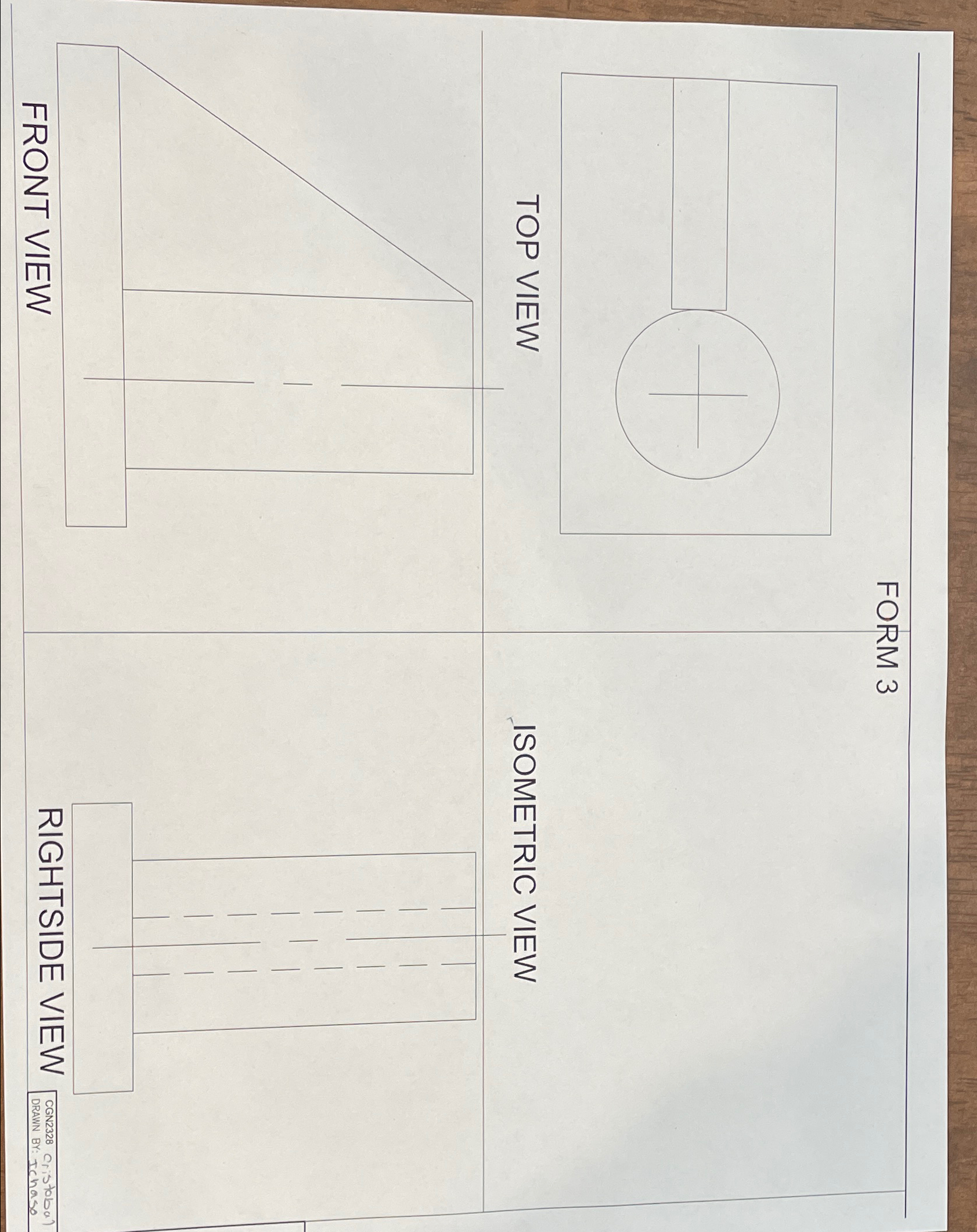 I need help with the idometric view of this