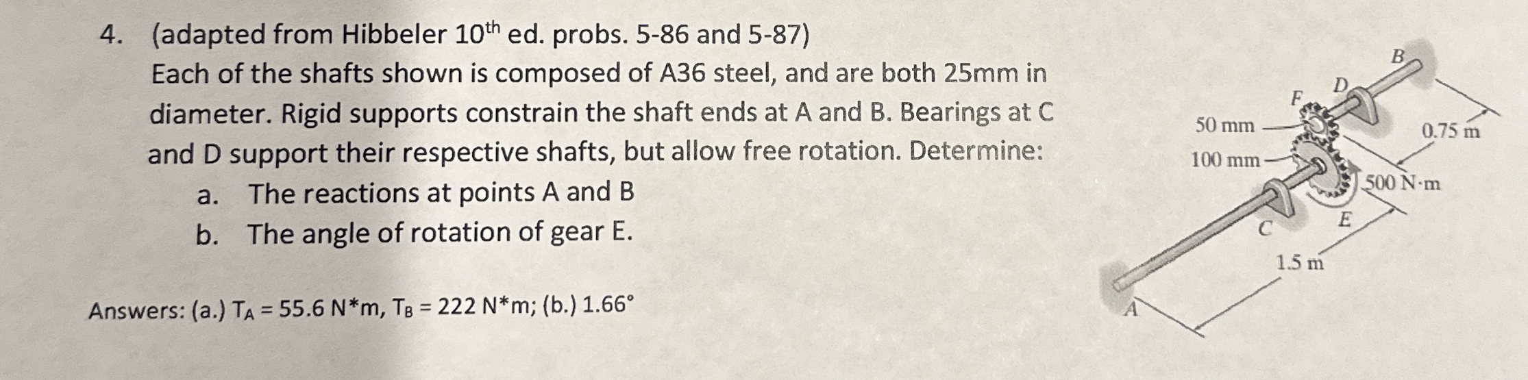 ( adapted from Hibbeler 1 0 t h ed . probs. 5 - 8