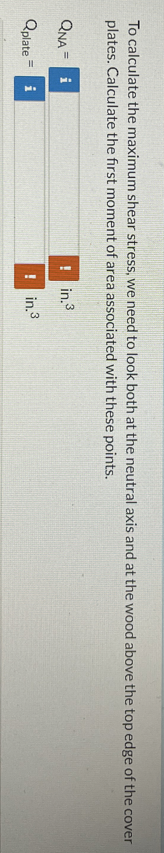 The wood beam supports loads of w = 5 0 0 l b f t