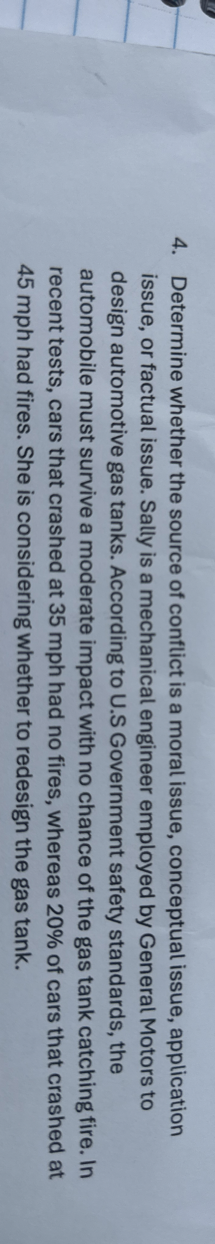 Determine whether the source of conflict is a