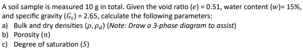 1 0 0 0 cm 3 of a soil mixture weighs 1 8 0 0 g .