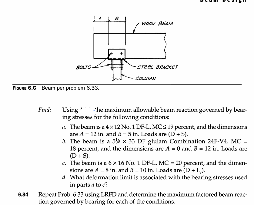 can you solve this image example based on LRFD