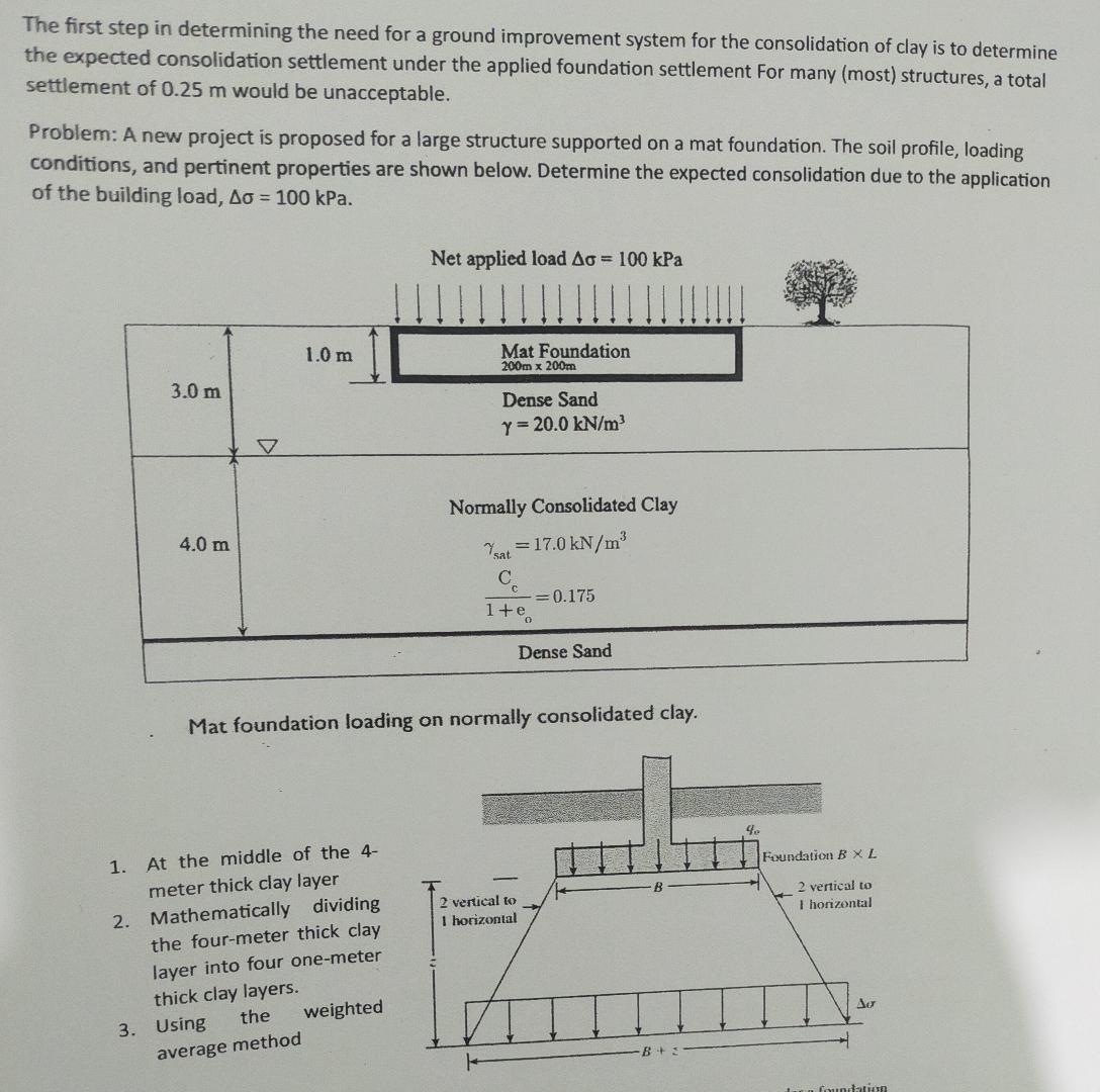 The first step in determining the need for a