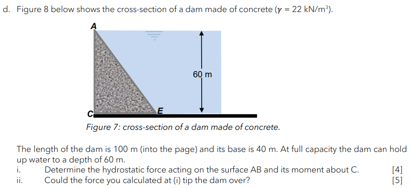 d . Figure 8 below shows the cross - section of a