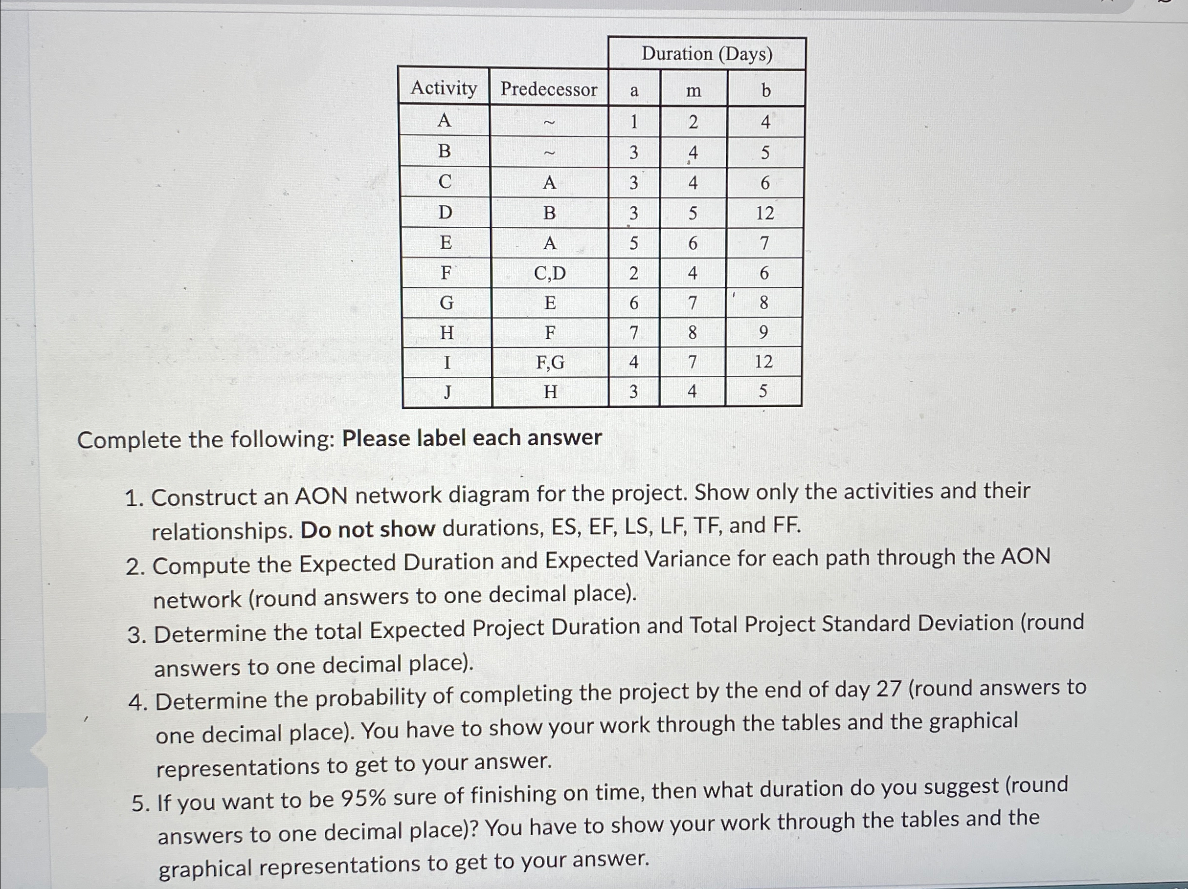 Determine the probability of completing the