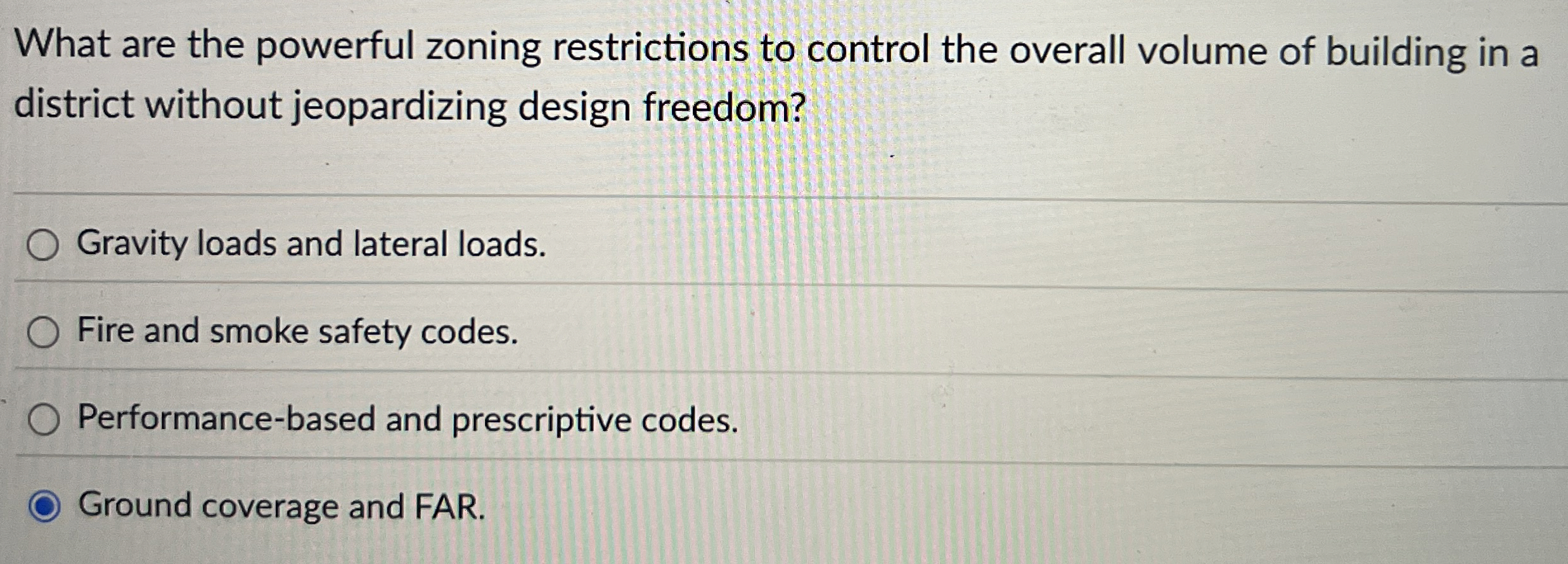 What are the powerful zoning restrictions to
