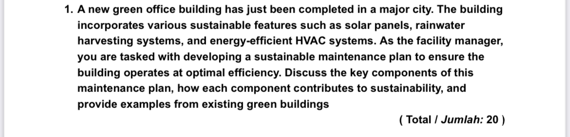 A new green office building has just been