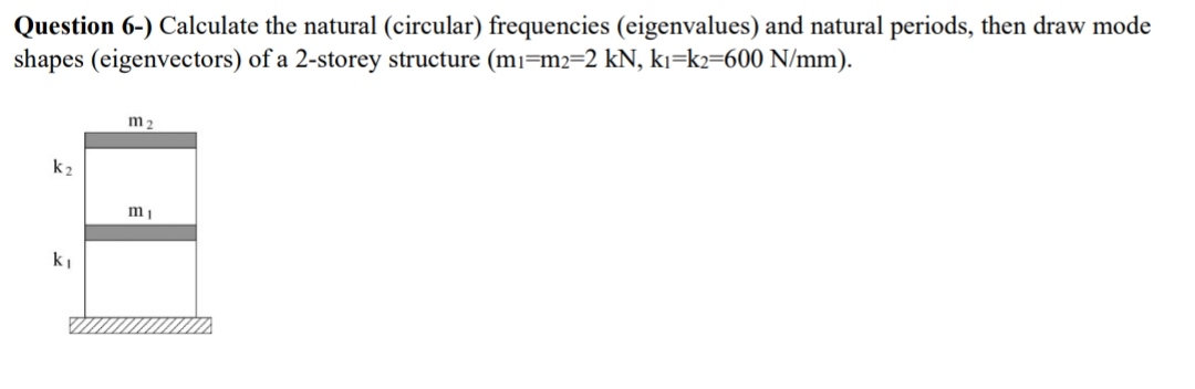 Question 6 - ) Calculate the natural ( circular )