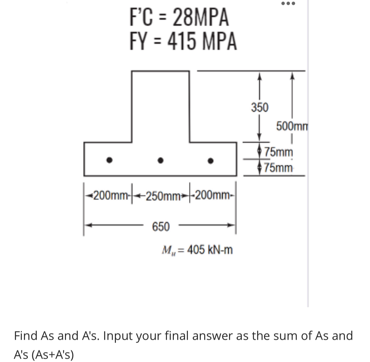 Find As and A ' s . Input your final answer as