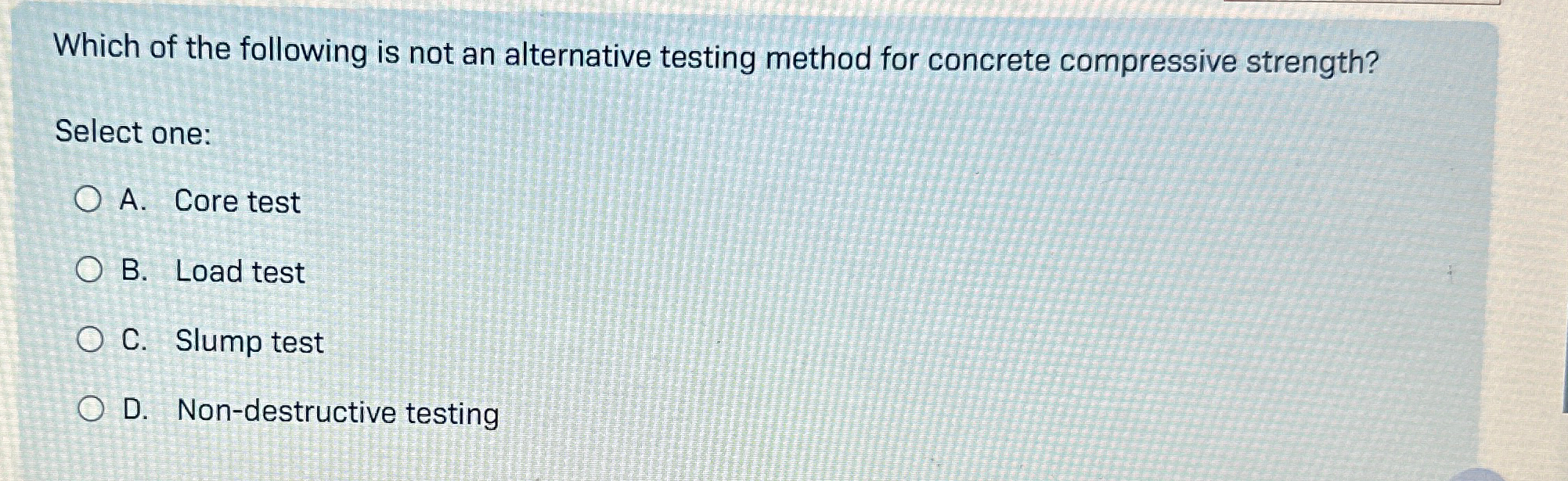 Which of the following is not an alternative