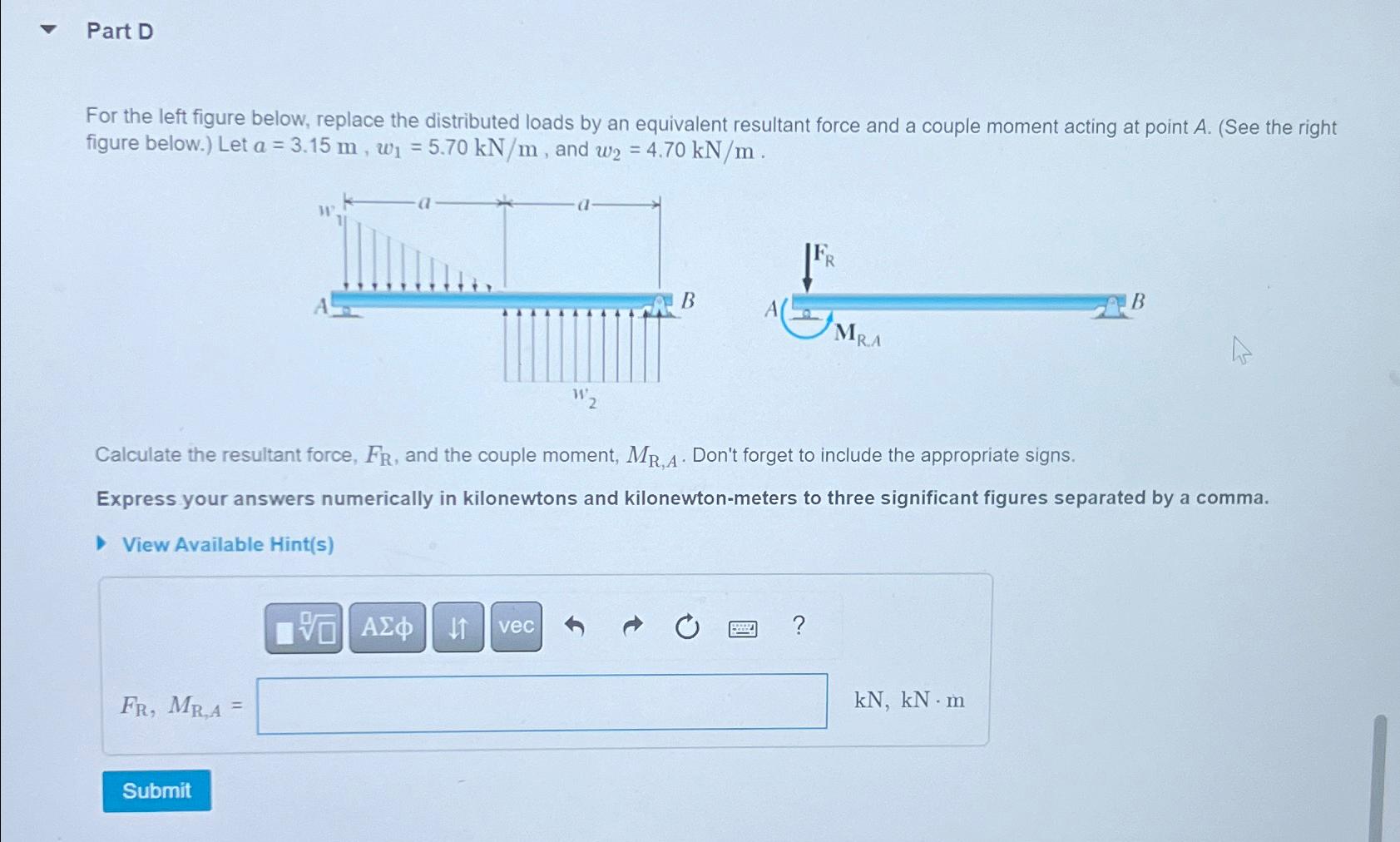 Part D For the left figure below, replace the